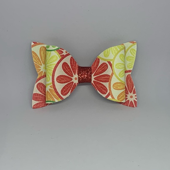 Handmade Faux Leather Hairbows - Picture 8 of 16
